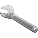 download Wrench clipart image with 0 hue color