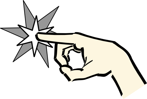 Hand Pointing At Star