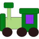 download Kiddy Train clipart image with 270 hue color