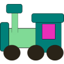 download Kiddy Train clipart image with 315 hue color