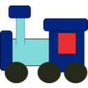 download Kiddy Train clipart image with 0 hue color