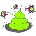 download Flys Shit Feces clipart image with 45 hue color