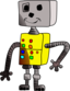 Childlike Robot Yellow