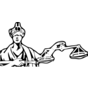 download Blind Justice clipart image with 0 hue color