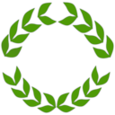 download Wreath clipart image with 0 hue color