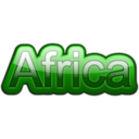 download Africa Text clipart image with 90 hue color