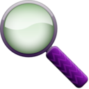 download Magnifying Glass Color clipart image with 270 hue color
