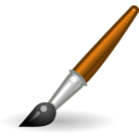 download Tango Style Paintbrush clipart image with 0 hue color