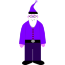download Santa clipart image with 270 hue color
