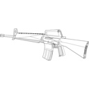 download M16 01 clipart image with 90 hue color