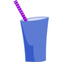 download Thick Shake clipart image with 225 hue color