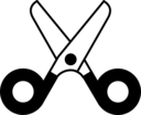 Scissors Open Icon