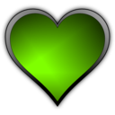 download Heart Icon clipart image with 90 hue color