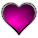 download Heart Icon clipart image with 315 hue color