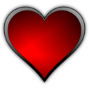 download Heart Icon clipart image with 0 hue color