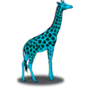 download Colored Giraffe clipart image with 135 hue color