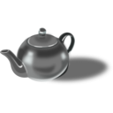 download Tea Pot clipart image with 180 hue color