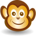 download Funny Monkey Face clipart image with 0 hue color