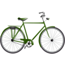 download Bicycle clipart image with 90 hue color
