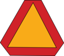 Slow Moving Vehicle Sign