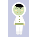 download Inuit Girl clipart image with 45 hue color