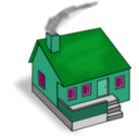 download House clipart image with 135 hue color