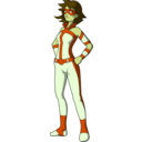 download Superheroine clipart image with 45 hue color