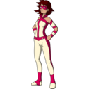 download Superheroine clipart image with 0 hue color