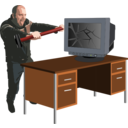 download Computer Rage clipart image with 0 hue color