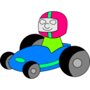 download Gokart clipart image with 90 hue color