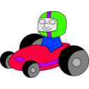 download Gokart clipart image with 225 hue color