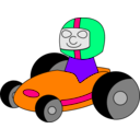 download Gokart clipart image with 270 hue color
