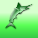download Marlin clipart image with 270 hue color