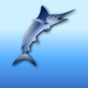download Marlin clipart image with 0 hue color