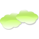 download Clouds clipart image with 225 hue color