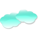 download Clouds clipart image with 315 hue color