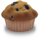 download Blueberry Muffin clipart image with 0 hue color