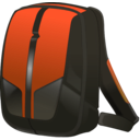 download Backpack clipart image with 180 hue color