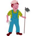 download Farmer clipart image with 315 hue color