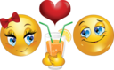 Lovers Date Smiley Emoticon