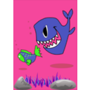 download Evil Fish And Fish Scared clipart image with 135 hue color