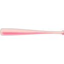 download Baseball Bat clipart image with 315 hue color