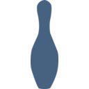 download Bowling Pin Brown clipart image with 180 hue color