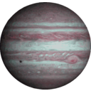 download Jupiter clipart image with 315 hue color