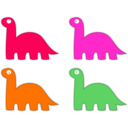 download Dino Icons clipart image with 315 hue color