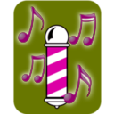 download Barbershop Quartet Abstract clipart image with 315 hue color