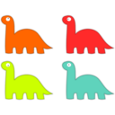download Dino Icons clipart image with 0 hue color