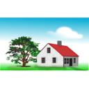 download Home clipart image with 0 hue color