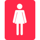 download Women Bathroom clipart image with 135 hue color