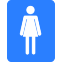download Women Bathroom clipart image with 0 hue color